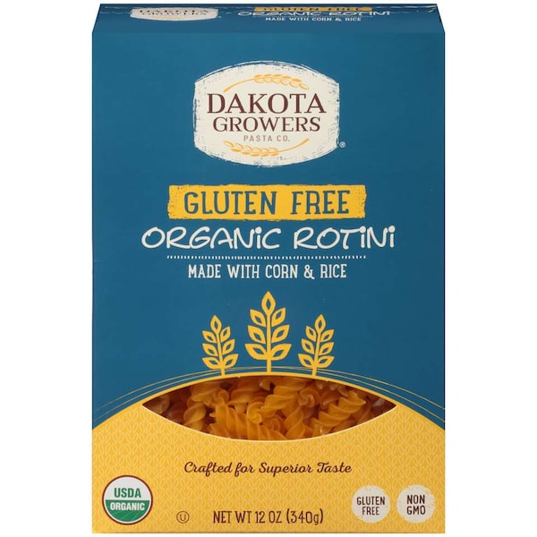 Dakota Growers Gluten Free Organic Rotini Pasta 12 oz., PK12 6738788020 - main